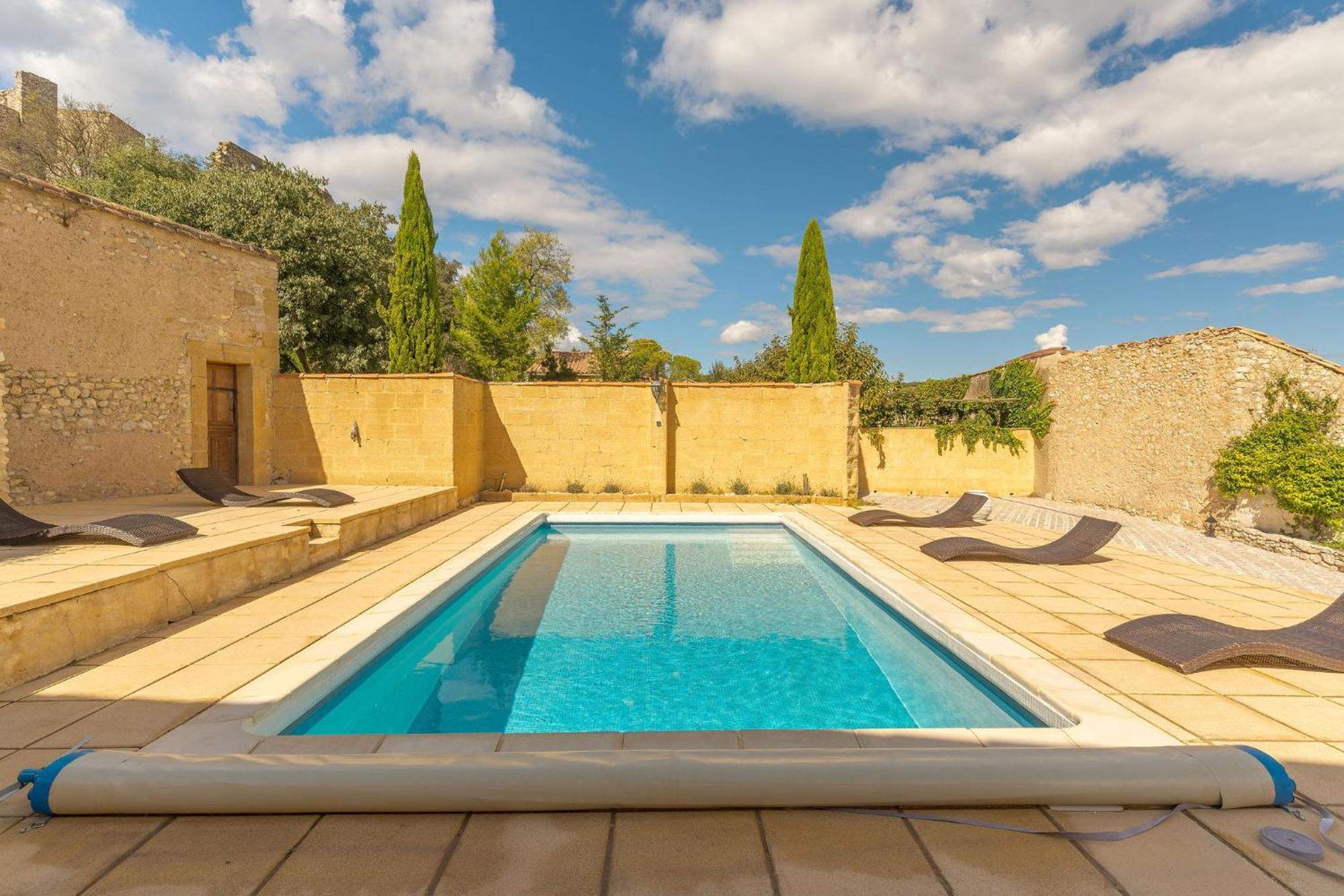 Villa Les Calades à Lédenon Extérieur photo